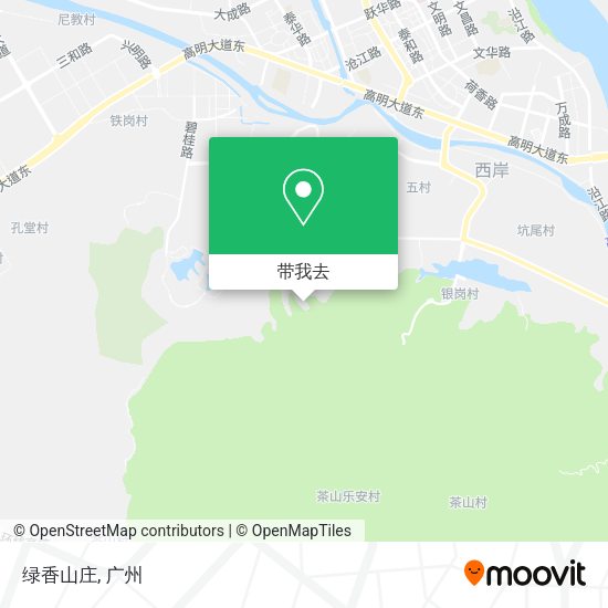 绿香山庄地图