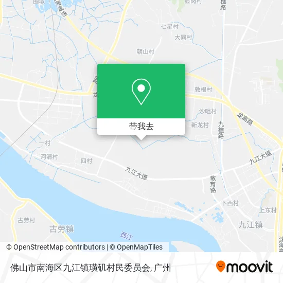 佛山市南海区九江镇璜矶村民委员会地图