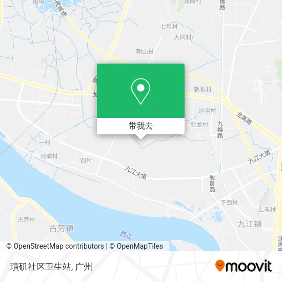 璜矶社区卫生站地图