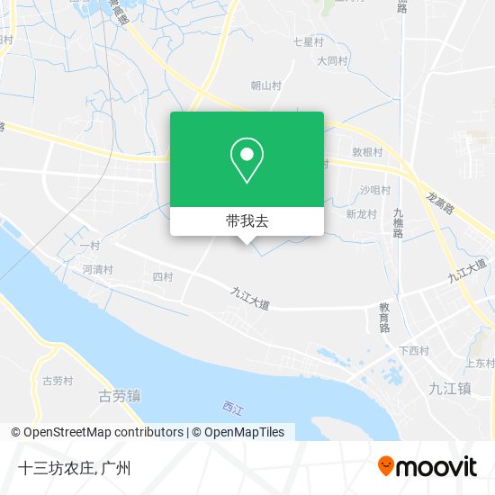 十三坊农庄地图