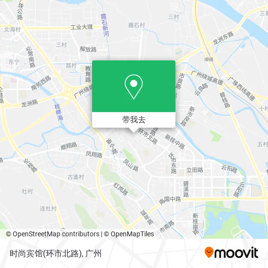 时尚宾馆(环市北路)地图