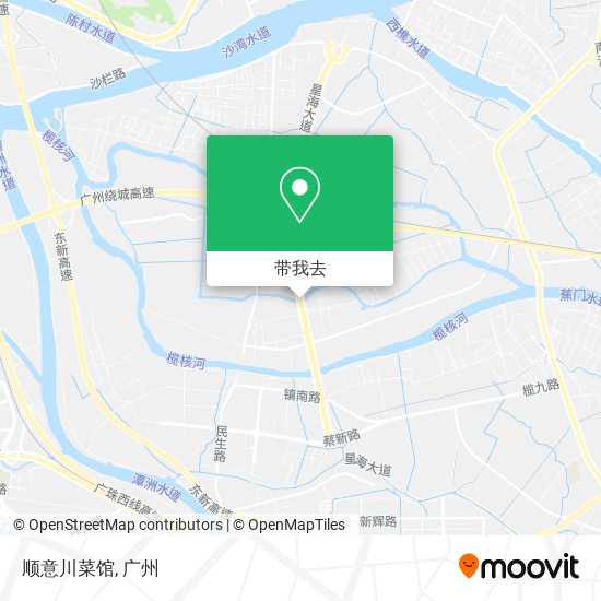 顺意川菜馆地图