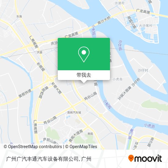 广州广汽丰通汽车设备有限公司地图