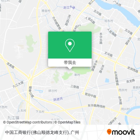 中国工商银行(佛山顺德龙峰支行)地图