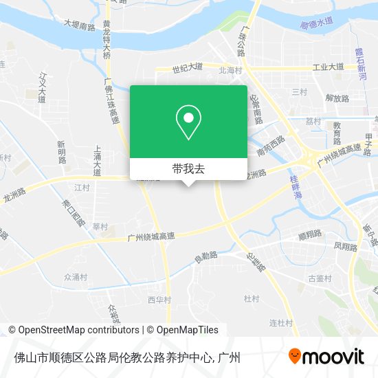 佛山市顺德区公路局伦教公路养护中心地图