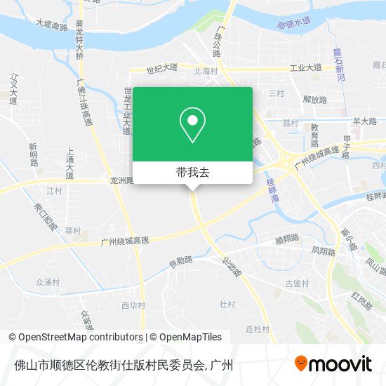 佛山市顺德区伦教街仕版村民委员会地图
