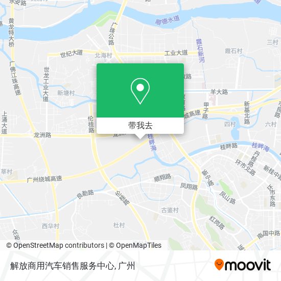 解放商用汽车销售服务中心地图