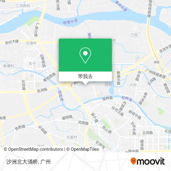 沙洲北大涌桥地图