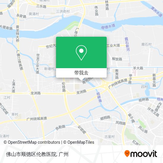 佛山市顺德区伦教医院地图