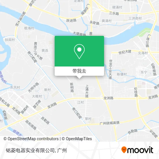 铭菱电器实业有限公司地图