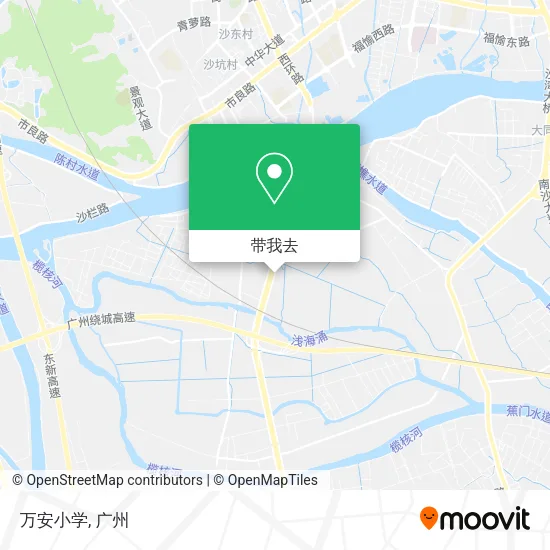 万安小学地图
