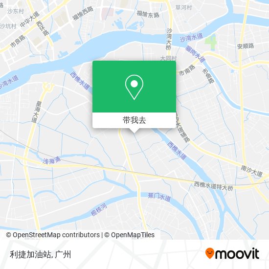 利捷加油站地图