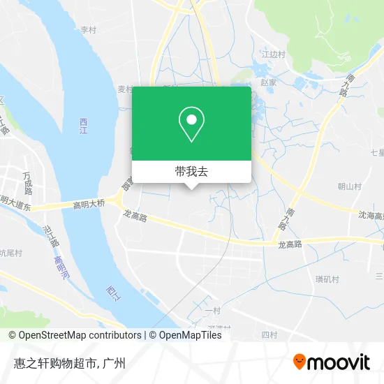 惠之轩购物超市地图