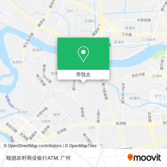 顺德农村商业银行ATM地图