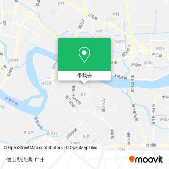 佛山勒流港地图