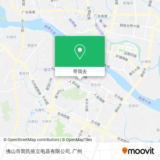 佛山市简氏依立电器有限公司地图
