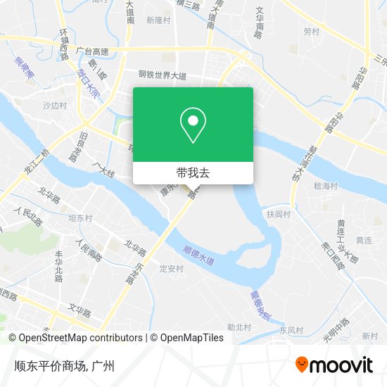 顺东平价商场地图