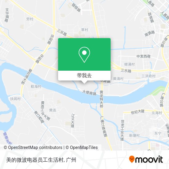美的微波电器员工生活村地图