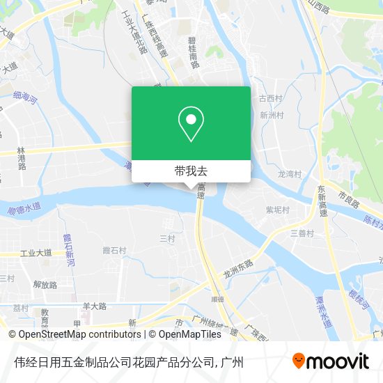 伟经日用五金制品公司花园产品分公司地图