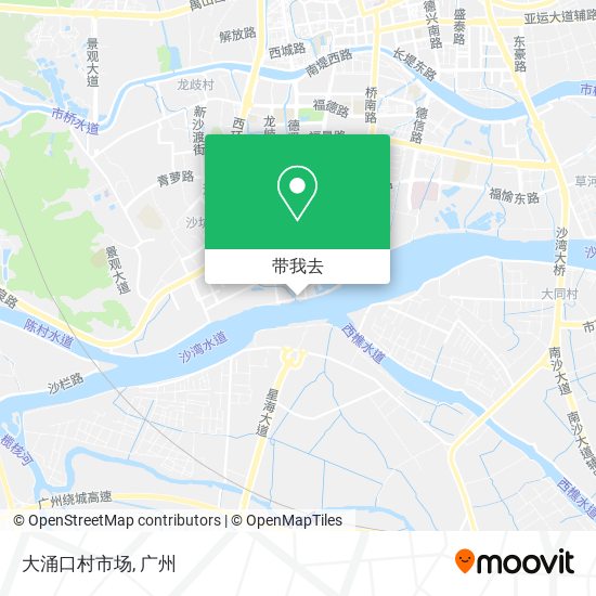 大涌口村市场地图