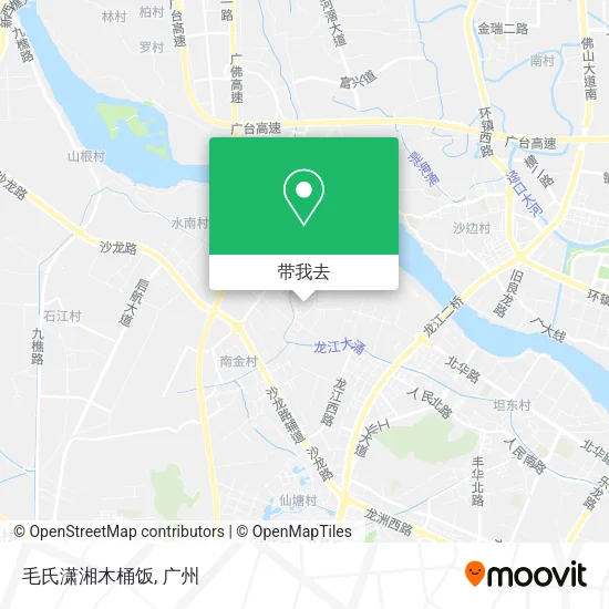 毛氏潇湘木桶饭地图