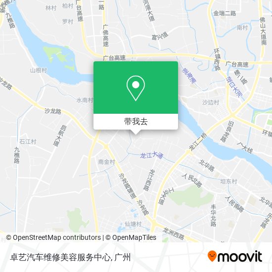 卓艺汽车维修美容服务中心地图