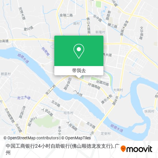 中国工商银行24小时自助银行(佛山顺德龙发支行)地图