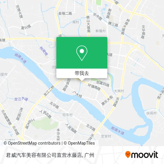 君威汽车美容有限公司直营水藤店地图