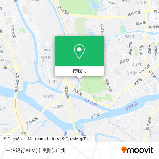 中信银行ATM(市良路)地图