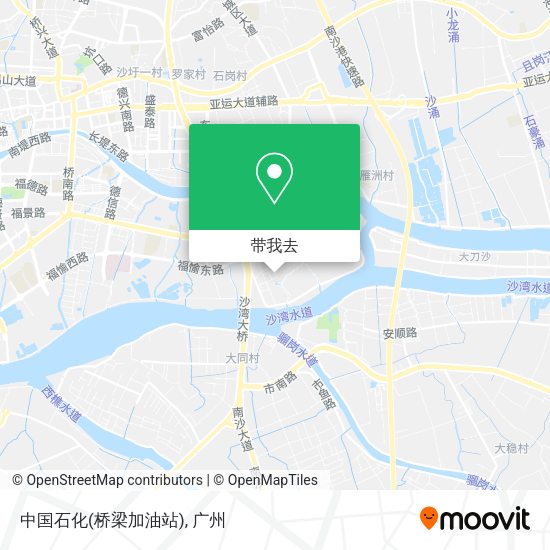 中国石化(桥梁加油站)地图