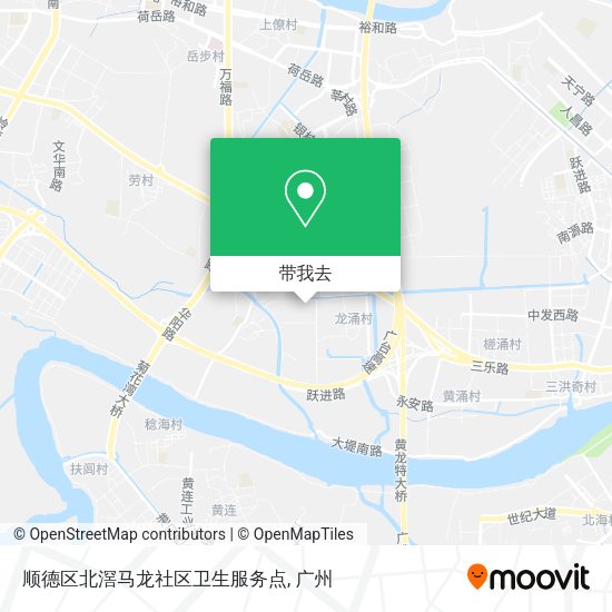 顺德区北滘马龙社区卫生服务点地图