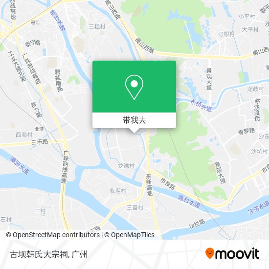 古坝韩氏大宗祠地图