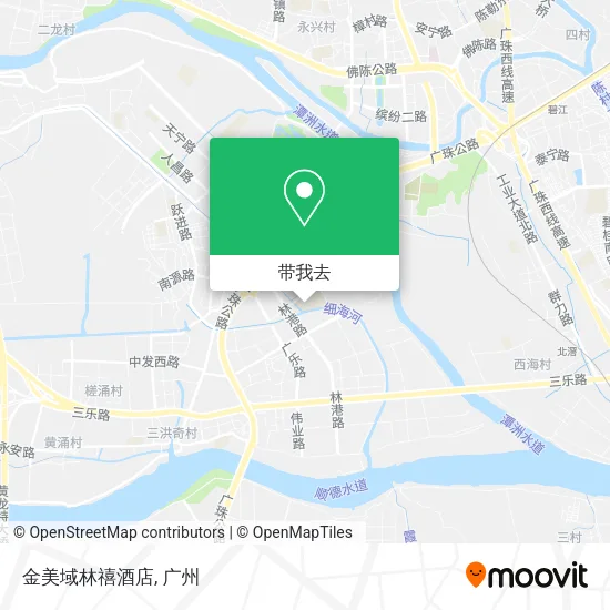 金美域林禧酒店地图