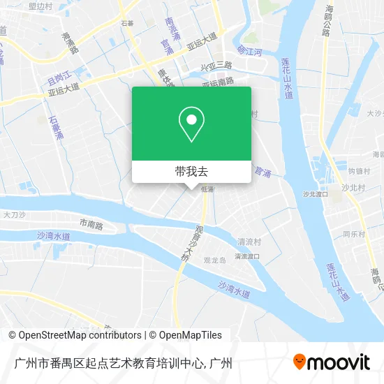 广州市番禺区起点艺术教育培训中心地图