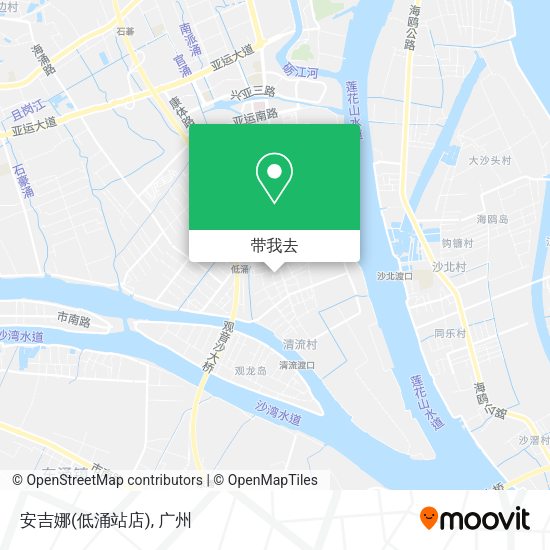 安吉娜(低涌站店)地图