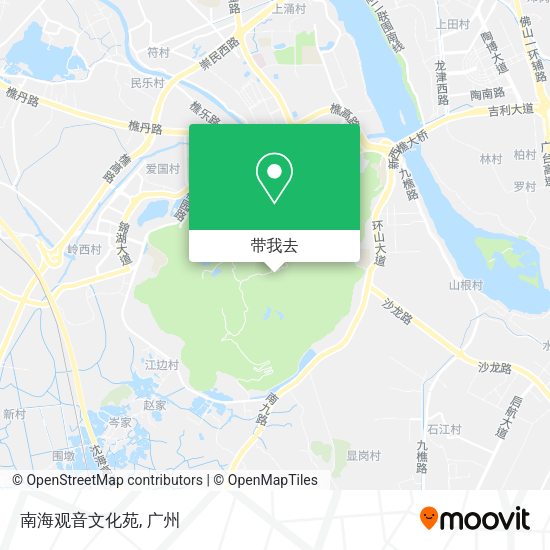 南海观音文化苑地图
