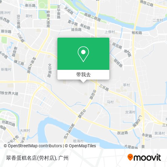 翠香蛋糕名店(劳村店)地图