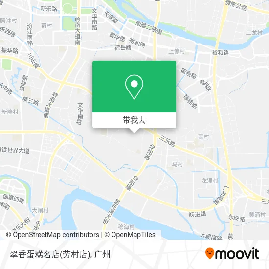 翠香蛋糕名店(劳村店)地图