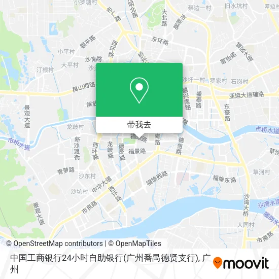 中国工商银行24小时自助银行(广州番禺德贤支行)地图