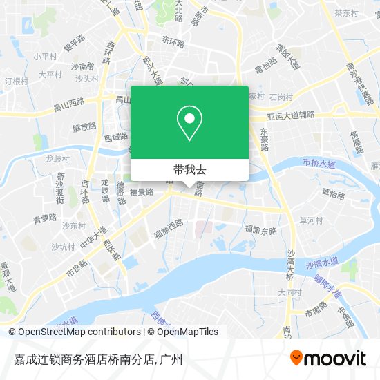 嘉成连锁商务酒店桥南分店地图