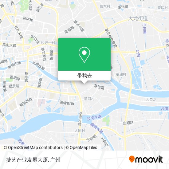捷艺产业发展大厦地图