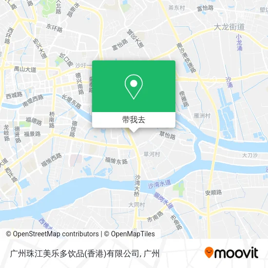 广州珠江美乐多饮品(香港)有限公司地图