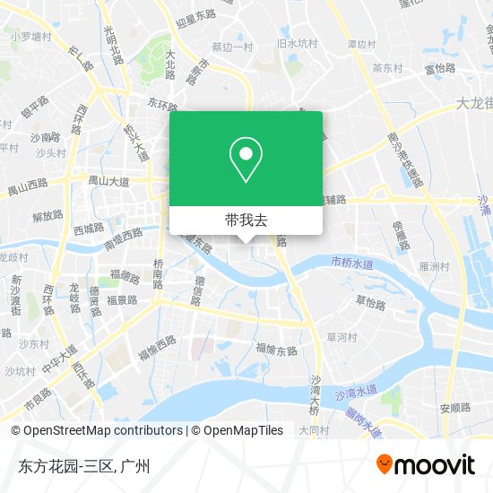 东方花园-三区地图