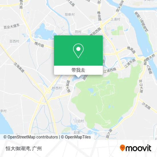 恒大御湖湾地图