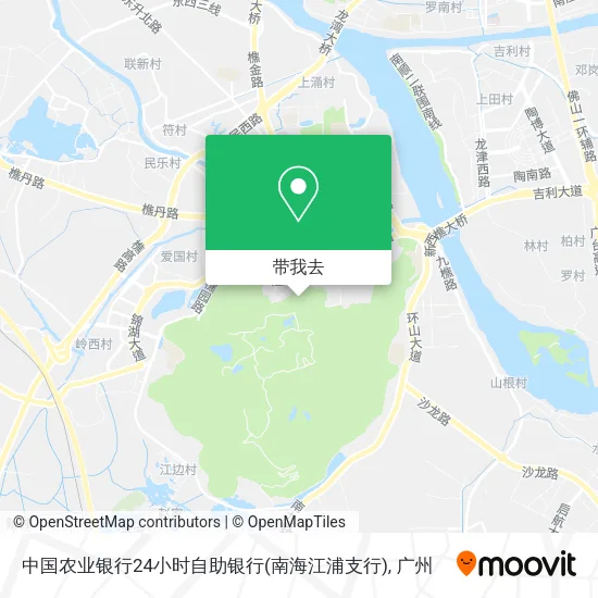中国农业银行24小时自助银行(南海江浦支行)地图