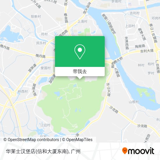 华莱士汉堡店(信和大厦东南)地图