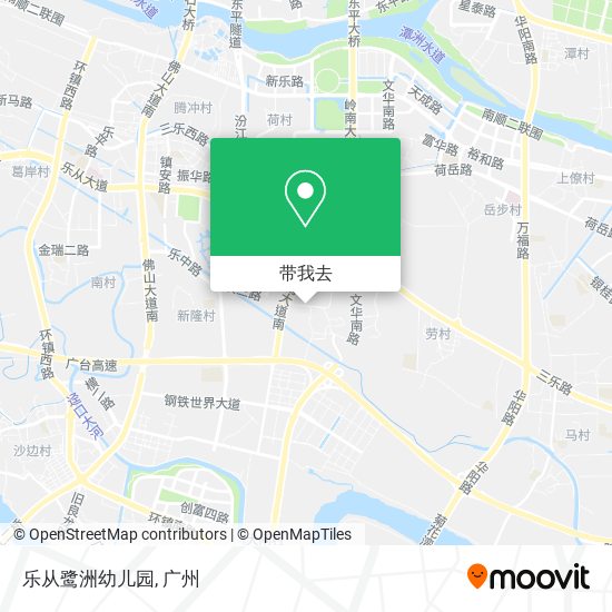 乐从鹭洲幼儿园地图