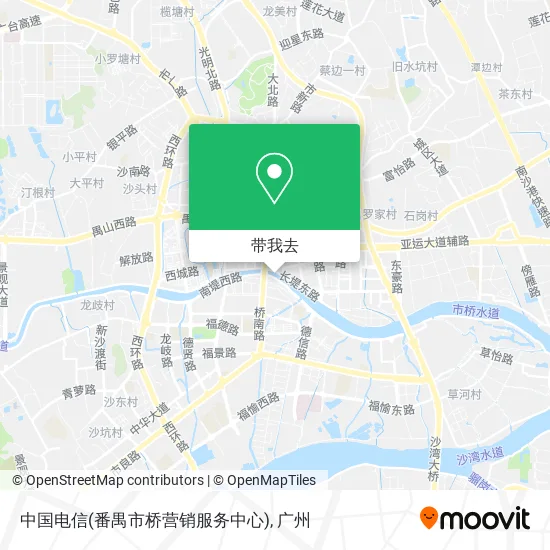 中国电信(番禺市桥营销服务中心)地图