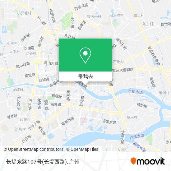 长堤东路107号(长堤西路)地图
