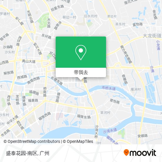 盛泰花园-南区地图